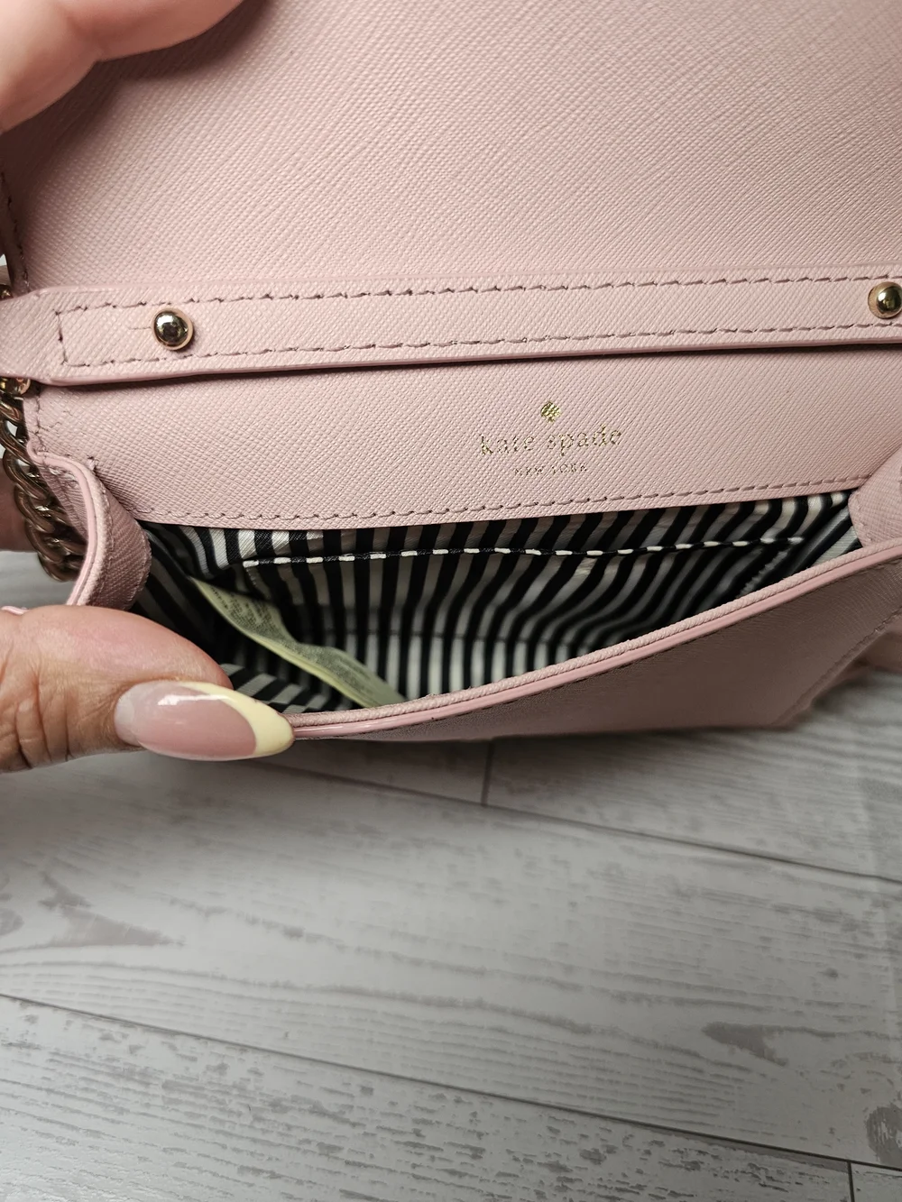 kate spade New York Pink Perforated Crossbody Bag